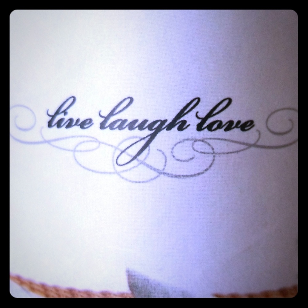 "live laugh love" Wall Lettering